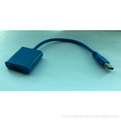 USB 3.0 Adapter, USB 3.0 to VGA, ABS Shell, Supports Microsoft's Windows 7, 8, Control Panel